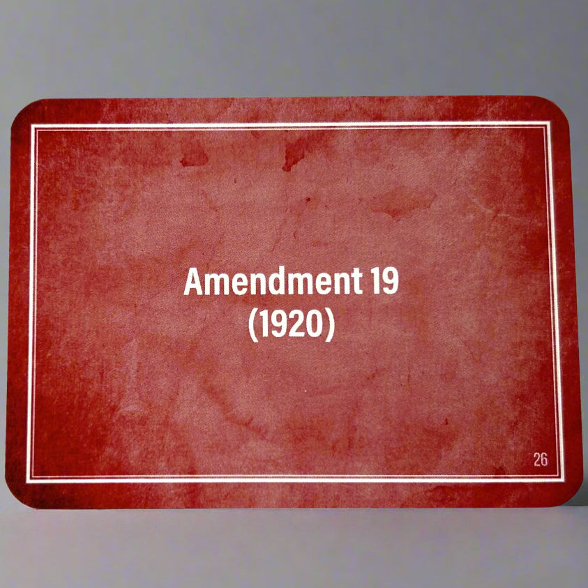 US Constitution Flash Cards