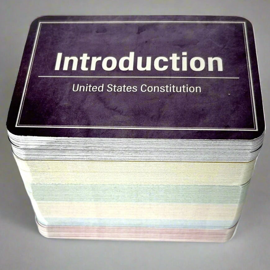 US Constitution Flash Cards