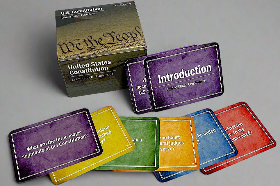 US Constitution Flash Cards