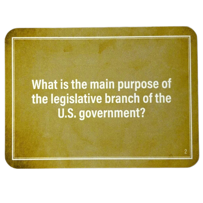 US Constitution Flash Cards