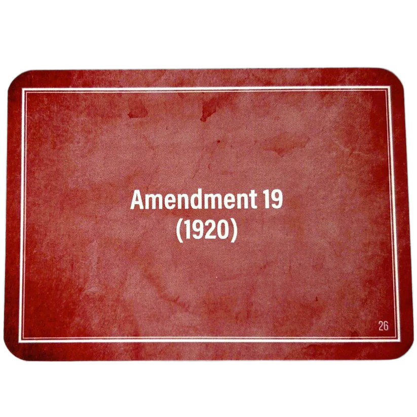 US Constitution Flash Cards