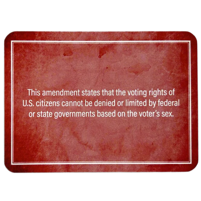 US Constitution Flash Cards