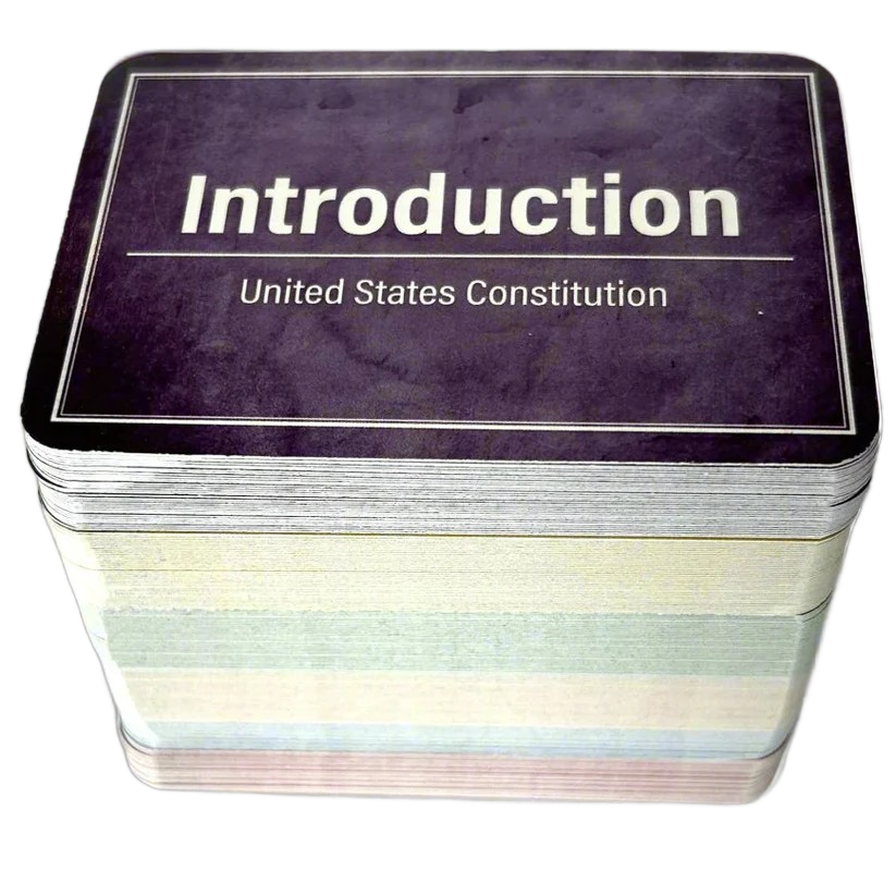 US Constitution Flash Cards